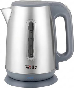 Електрическа кана Oliver Voltz OV51230AC, 2200W, 1.8 л, 360° основа, Корпус от неръждаема стомана, Сребрист
