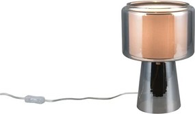 Сива настолна лампа (височина 29 cm) Rocka – Trio