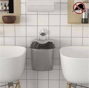 Кошче за боклук tekno tel DM-007, 5.5 литра, окачена система, сив