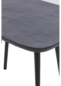 Черна метална масичка за кафе 53x64 cm Puno – Light &amp; Living