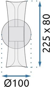 Аплик LED G029-W Black