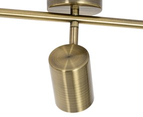 Модерен прожектор бронз наклоняем 3-светлина - Jeana