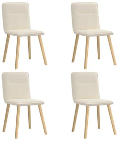 3315331 vidaXL Трапезни столове, 4 бр, лен