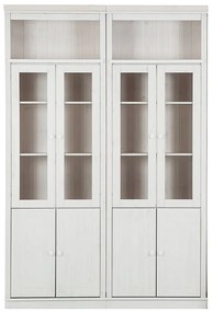 Бяла витрина от масивен бор 148x223 cm Anita – Støraa