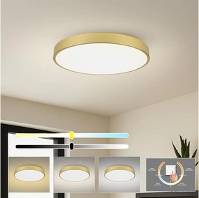 Brilagi -LED Таванно осветително тяло POOL LED/100W/230V 3000/4500/6000K Ø 80 cm златисто