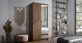 Гардероб Ester 2D1L двукрилен-Кафе