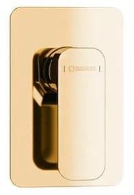 Вградена душ батерия в златист цвят (1 изход) Spy – Sapho