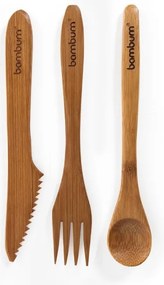 Комплект прибори за хранене от 3 части Panforte - Bambum