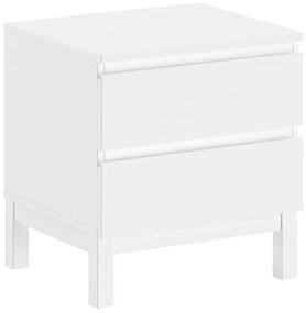 Бяло детско нощно шкафче Eva – Vipack