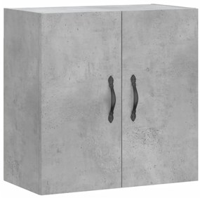 829960 vidaXL Стенен шкаф, бетонно сив, 60x31x60 см, инженерно дърво