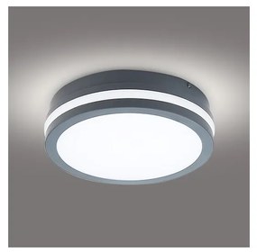 Brilagi - LED външно осветление с сензор BENE LED/18W/230V пр. 22 см IP54