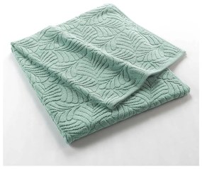 Светлозелена памучна хавлиена кърпа от тери 90x150 cm Madeira – douceur d'intérieur