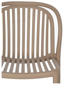 Бежов пластмасов трапезен стол Alia – Ixia