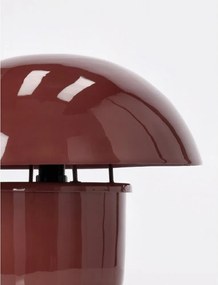 Бордо метална настолна лампа с метален абажур (височина 27 cm) Koppel – Bizzotto