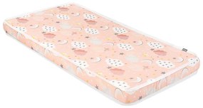 KIKKA BOO Матрак FANTASIA PLUS 60/120/7 см CLOUDS PEACH