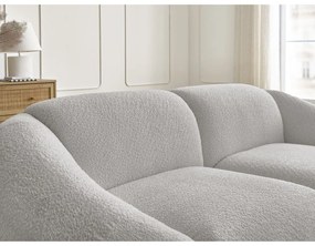 Светлосив диван от букле 230 cm Tina – Bobochic Paris