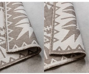 Кафяво-кремав външен килим 160x230 cm Gemini – Elle Decoration