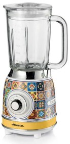 Блендер Ariete Positano 0583/0P, 1000W, 1.5 л, 4 скорости+импулси, Трошене на лед, Бял/жълт
