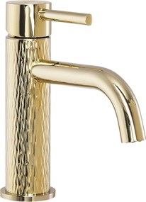 Смесител за мивка Rea Lungo Art Gold Low