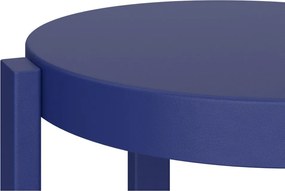 Син стоманен бар стол (височина на седалката 65 cm) Doon – noo.ma