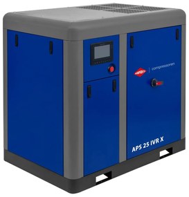 Винтов компресор APS 25 IVR X 10 bar 25 hp/18,5 kW 620-2550 l/min 369425-IVR