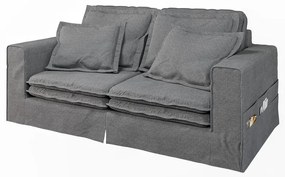 Сив диван 196 cm Nora – Ropez