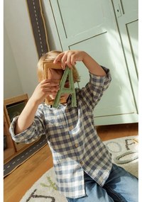 Кремаво памучно детско килимче за игра ø120 cm ABC Color and Letters – Lorena Canals