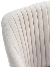 Светлосиви тапицирани трапезни столове в комплект 2 бр. Nadi – Marckeric