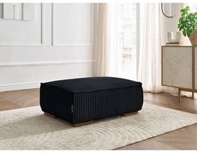 Черна табуретка от рипсено кадифе Chelsea – Bobochic Paris