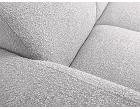 Светлосив ъглов диван от плат букле (ляв ъгъл) Molino - Micadoni Home