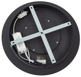 Модерна таванна лампа черна 40 см вкл. LED 3-степенно димиране - Morning