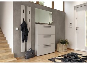 Сив и бежов шкаф за обувки с панти Utah - Germania