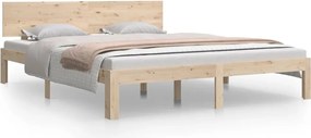 810505 vidaXL Рамка за легло, бор масив, 160х200 см
