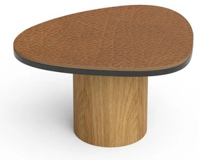 Стенна стоманена кука в цвят кафяв коняк Dot S Bull – LIND DNA