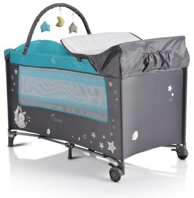 Moni  -  Детска кошара Sleepy тюркоаз