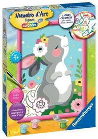 Картини за Оцветяване Ravensburger Rabbit and Butterfly