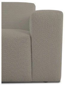 Светлокафяв модулен диван от букле (десен ъгъл) Roxy – Scandic