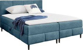 Тапицирано легло Box Best II-Синьо-120 x 200