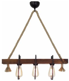 Полилей на кабел KUTUK 3xE27/40W/230V от бор