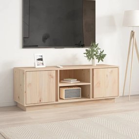 814474 vidaXL ТВ шкаф, 110x35x40,5 см, бор масив