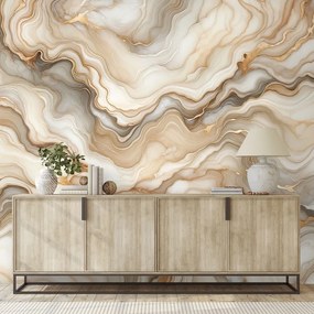 Самозалепващ тапет – Мраморна елегантност в златни тонове