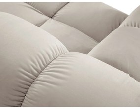 Бежов кадифен модулен диван 282 cm Bellis – Micadoni