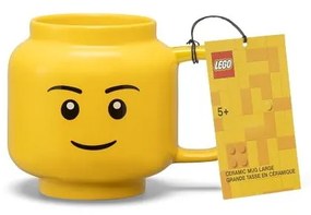 Жълта керамична бебешка чаша 530 ml Head - LEGO®