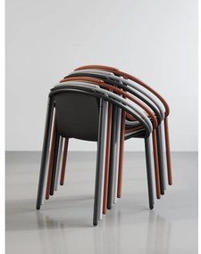 Трапезни столове в тухлен цвят Ringo - Umbra