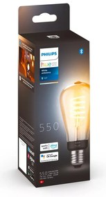 Smart крушка с нажежаема жичка E27, 7 W White ambiance – Philips Hue