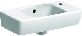 Мивка за ръце, къса проекция, с плот, 500.318.01.1, Geberit Selnova Compact