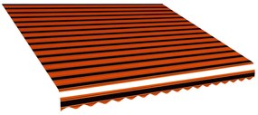 Sonata Платнище за тента и сенник, оранжево и кафяво, 400x300 см