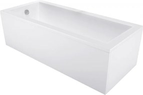 Mexen Cubik правоъгълна вана 160 x 70 cm с облицовка, бяла - 55031607000X