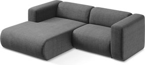 Сив ъглов диван (ляв ъгъл) Ekahi – Makamii