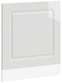 853659 vidaXL Панел за съдомиялна машина, Kalmar, бял гланц, инженерно дърво